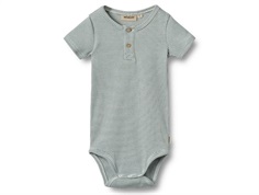 Wheat Lumi t-shirt stormy sea with stripes